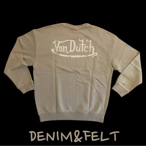 Von Dutch Men’s SAGE FRENCH TERRY CREW NECK
SWEATER/Pullover | NEW/NWT!!🤎🤎 - Picture 3 of 9